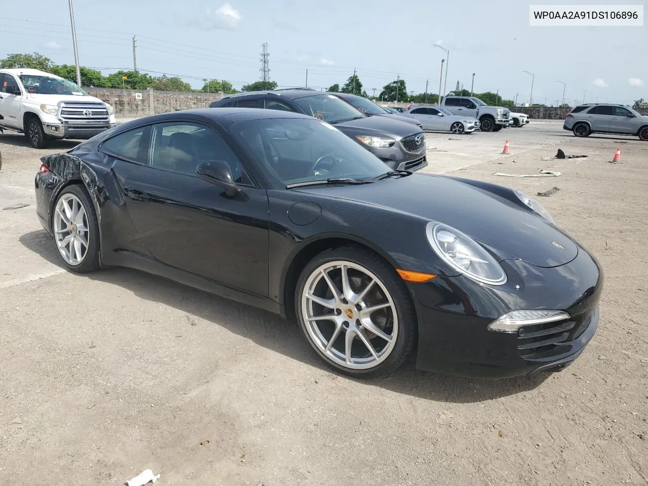 2013 Porsche 911 Carrera VIN: WP0AA2A91DS106896 Lot: 61934304