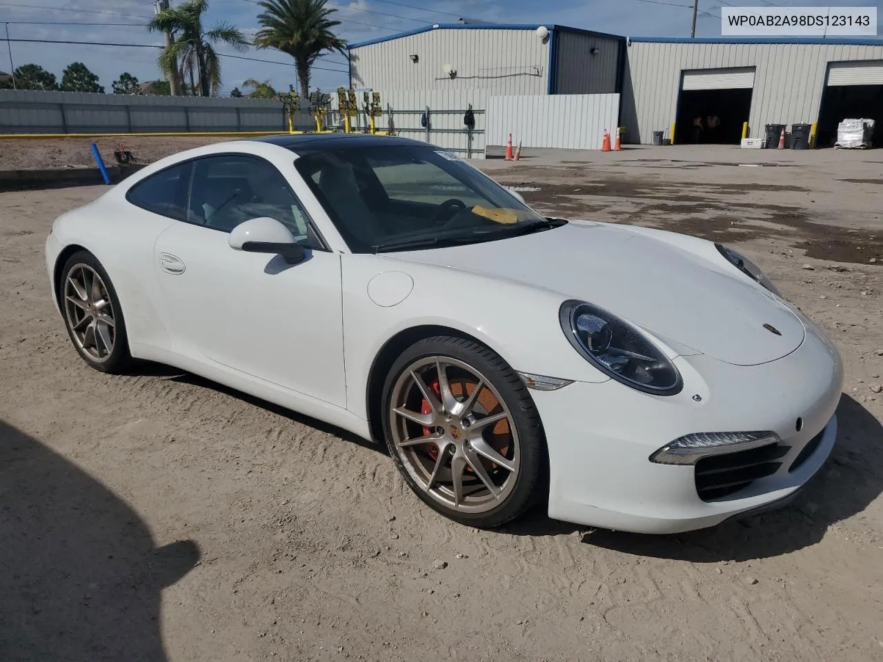 2013 Porsche 911 Carrera S VIN: WP0AB2A98DS123143 Lot: 75094874