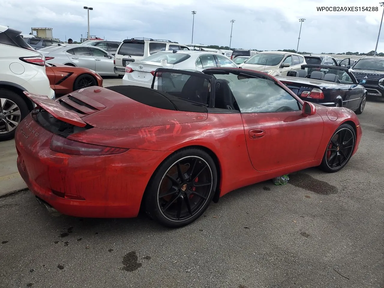 WP0CB2A9XES154288 2014 Porsche 911 Carrera S