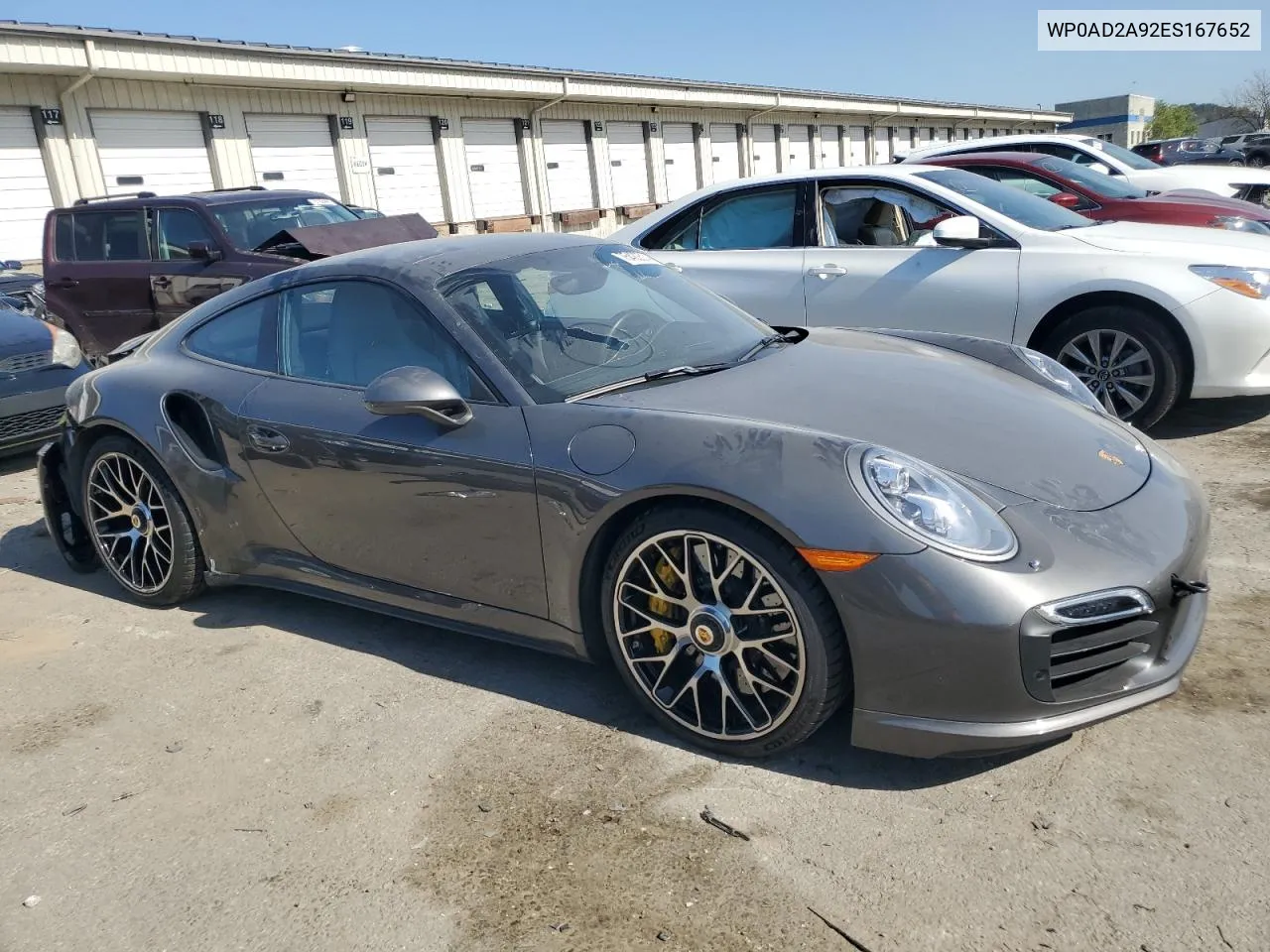 2014 Porsche 911 Turbo VIN: WP0AD2A92ES167652 Lot: 75422514