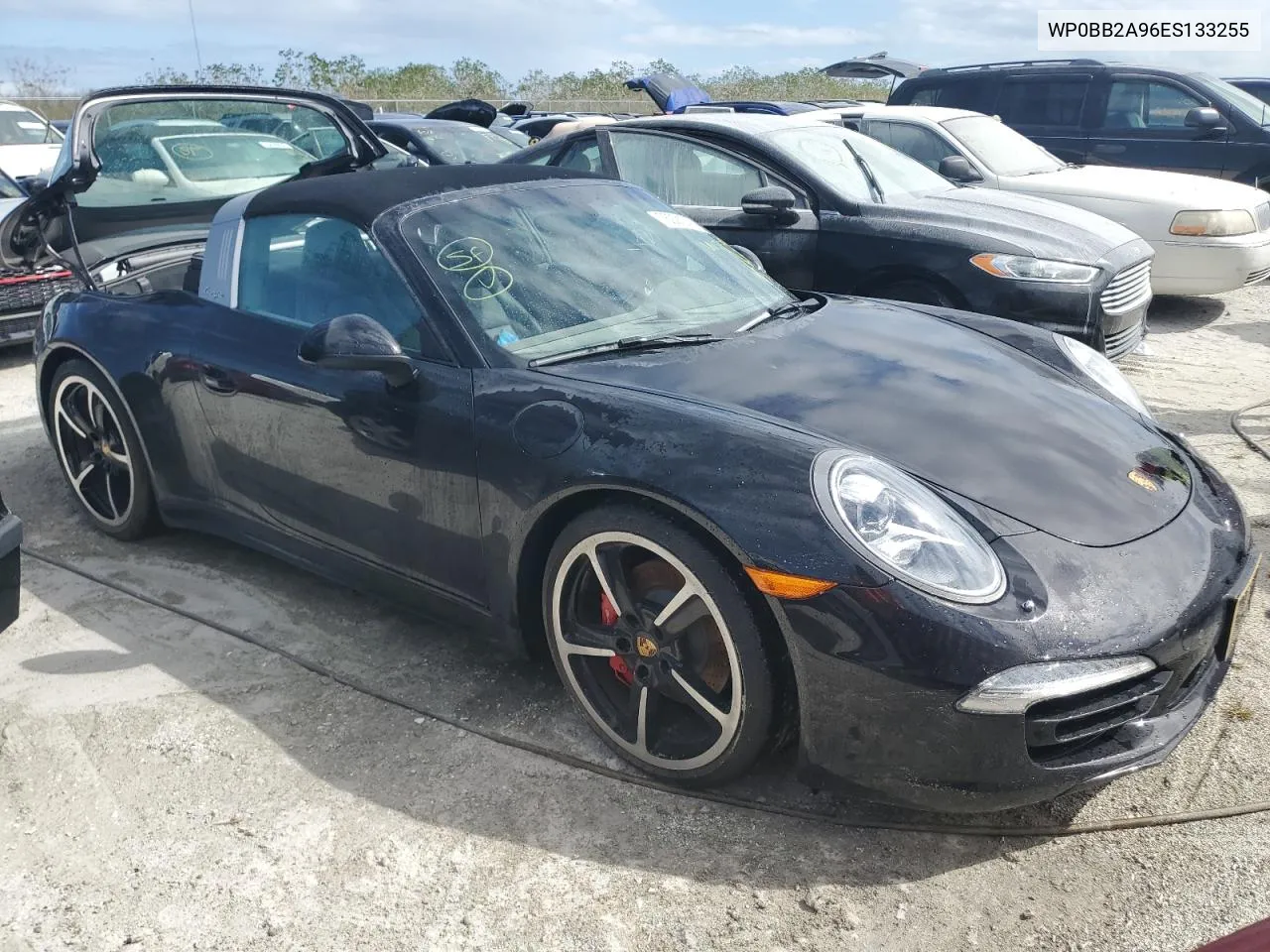 2014 Porsche 911 Targa S VIN: WP0BB2A96ES133255 Lot: 76291214