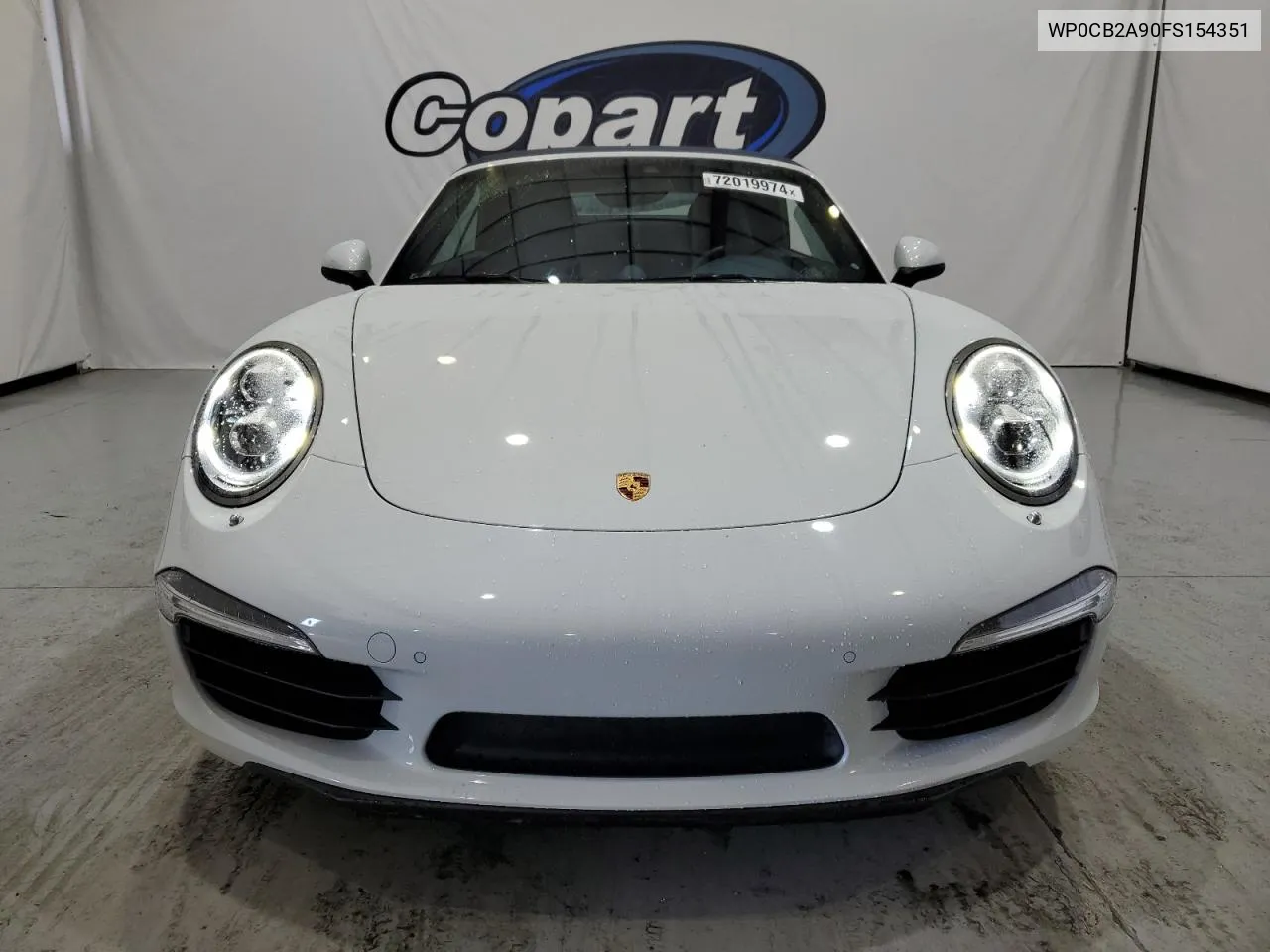 2015 Porsche 911 Carrera S VIN: WP0CB2A90FS154351 Lot: 72019974