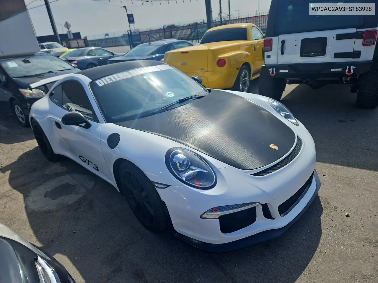 2015 Porsche 911 Gt3 VIN: WP0AC2A93FS183928 Lot: 76354964