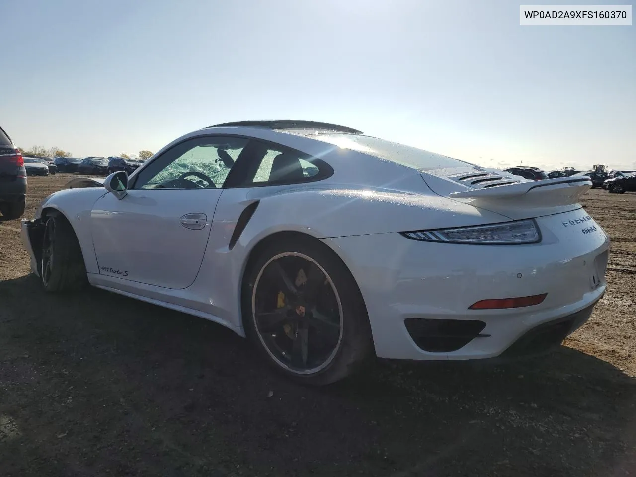 2015 Porsche 911 Turbo VIN: WP0AD2A9XFS160370 Lot: 77165054