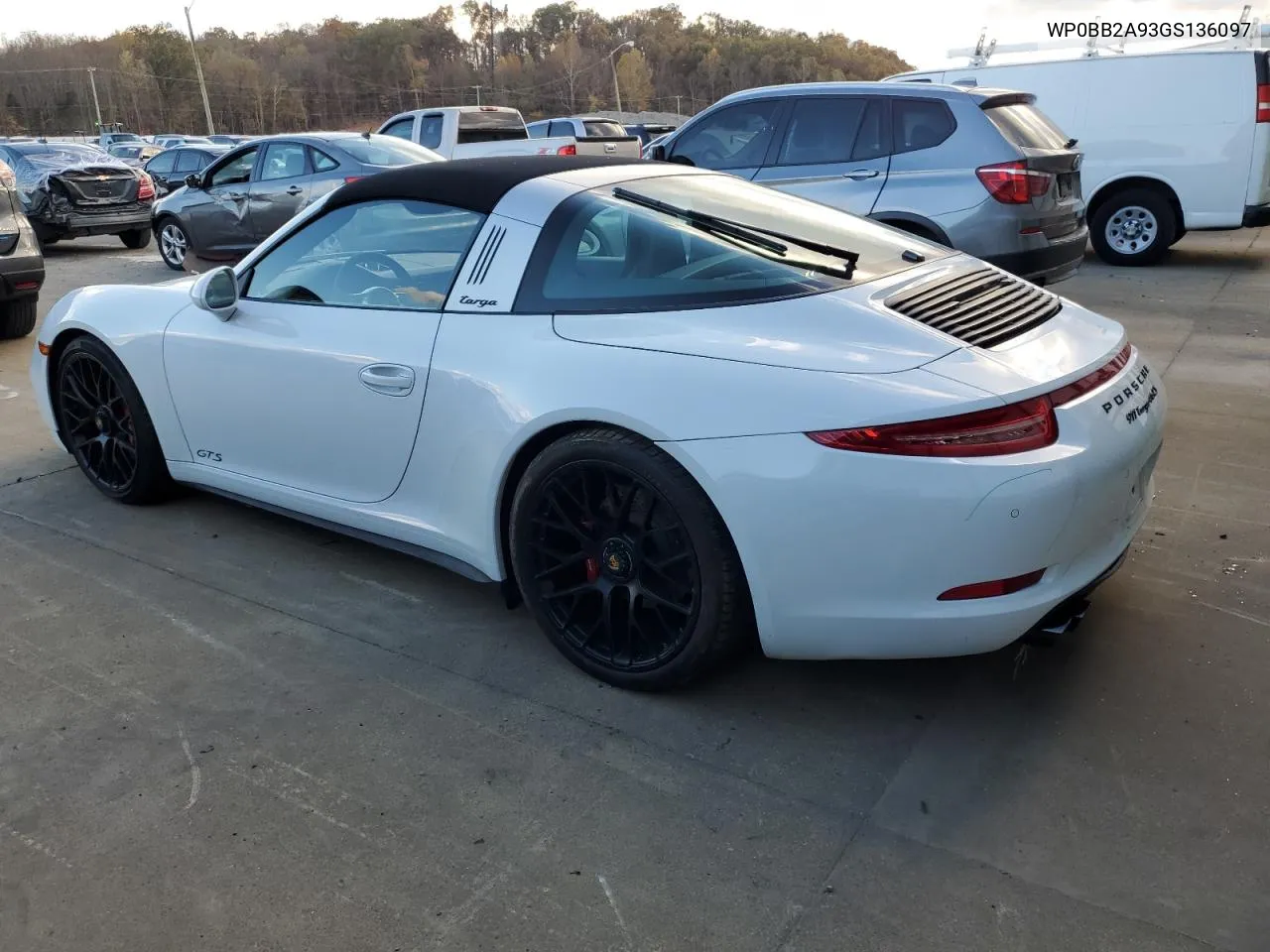 2016 Porsche 911 Targa S VIN: WP0BB2A93GS136097 Lot: 76078574