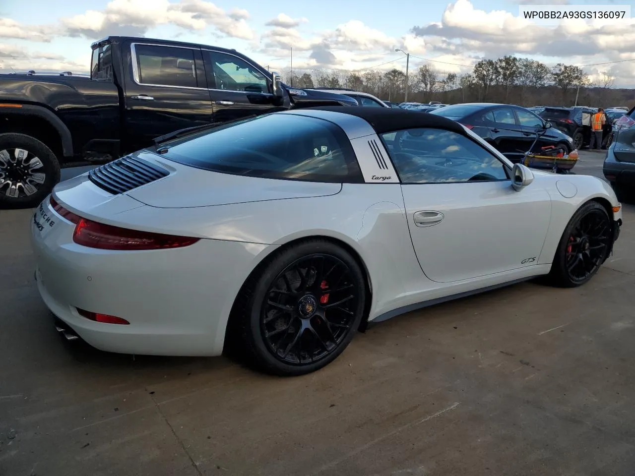 2016 Porsche 911 Targa S VIN: WP0BB2A93GS136097 Lot: 76078574