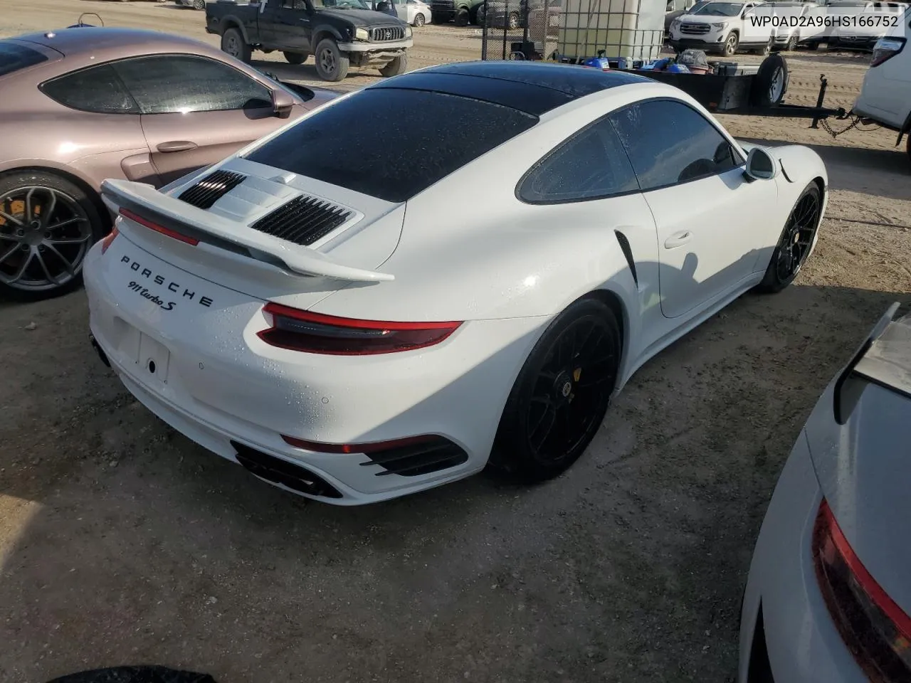 2017 Porsche 911 Turbo VIN: WP0AD2A96HS166752 Lot: 73758584