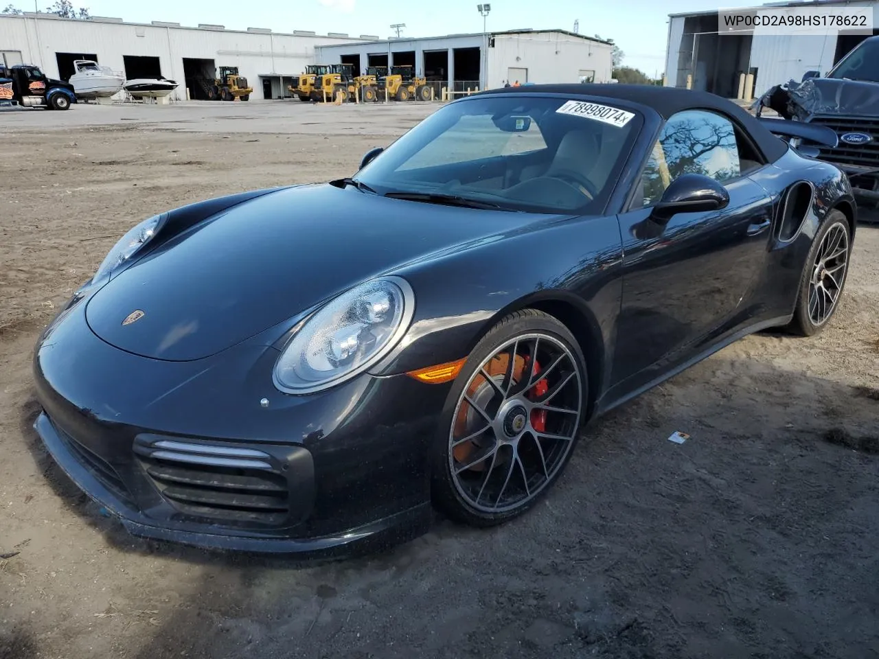 2017 Porsche 911 Turbo VIN: WP0CD2A98HS178622 Lot: 78998074