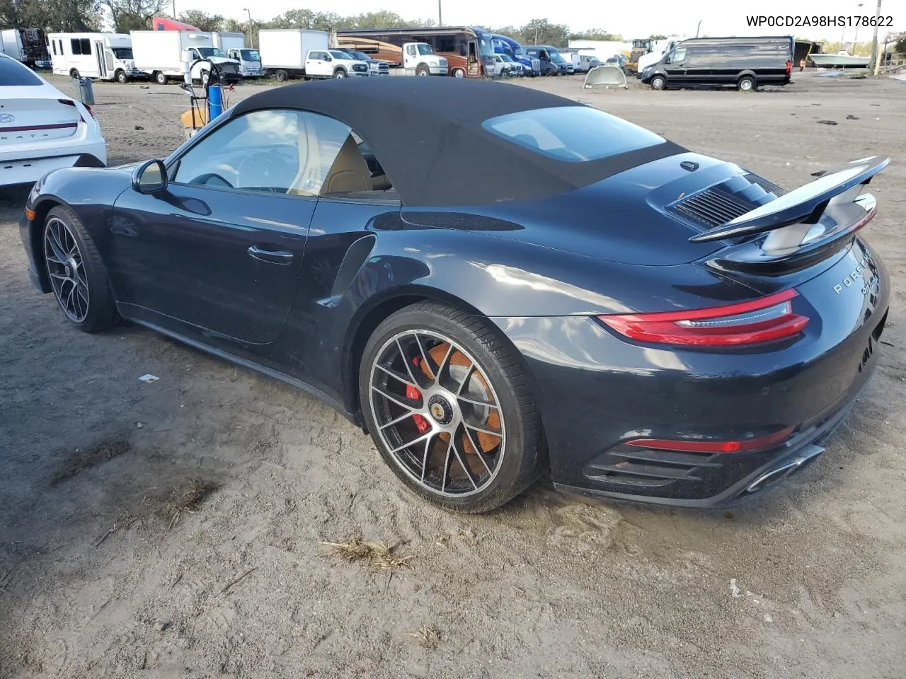 2017 Porsche 911 Turbo VIN: WP0CD2A98HS178622 Lot: 78998074