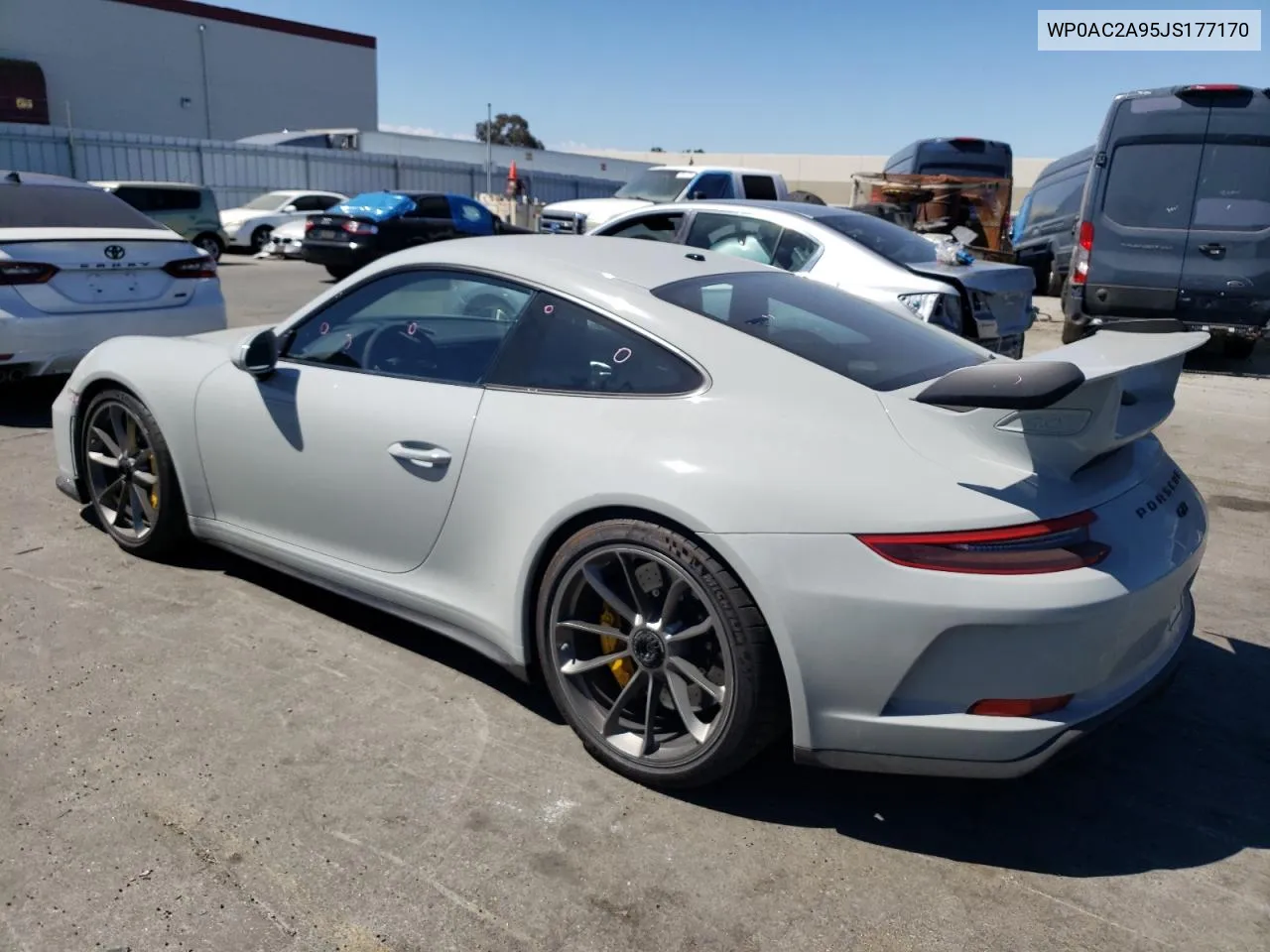 WP0AC2A95JS177170 2018 Porsche 911 Gt3