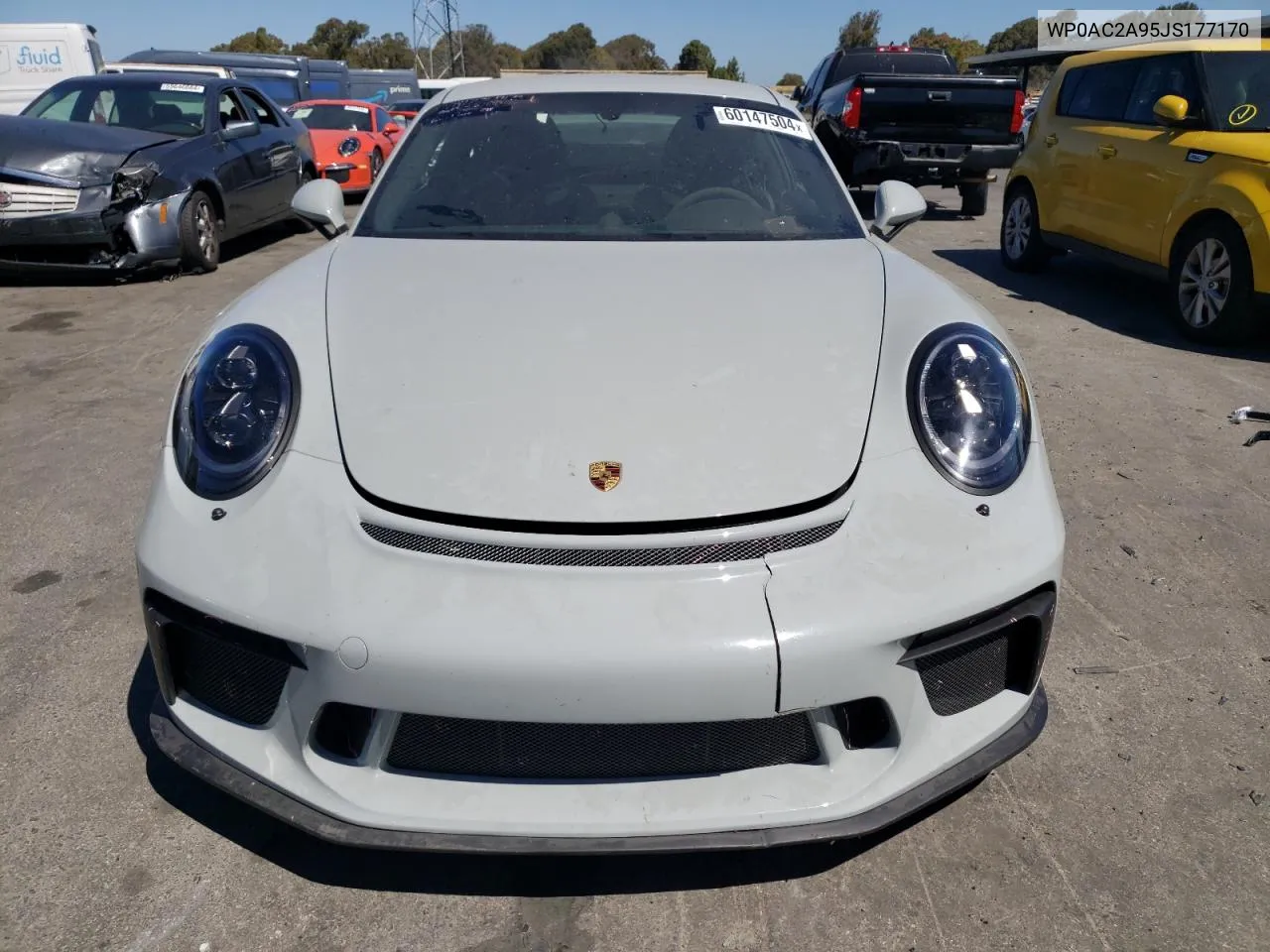 WP0AC2A95JS177170 2018 Porsche 911 Gt3