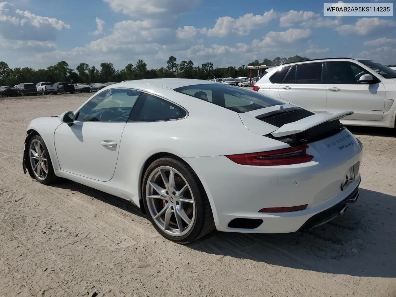 2019 Porsche 911 Carrera S VIN: WP0AB2A95KS114235 Lot: 72758344