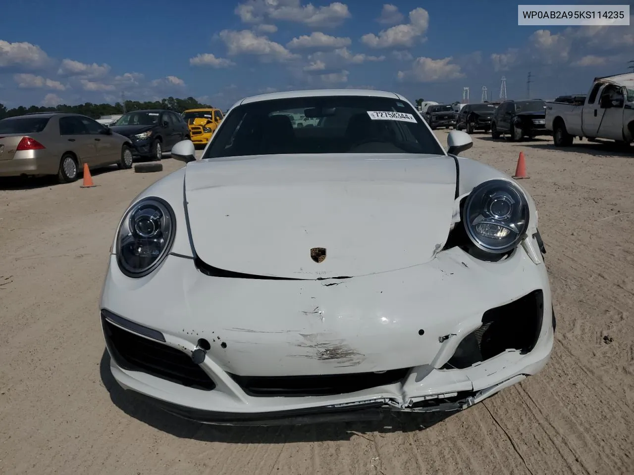 WP0AB2A95KS114235 2019 Porsche 911 Carrera S