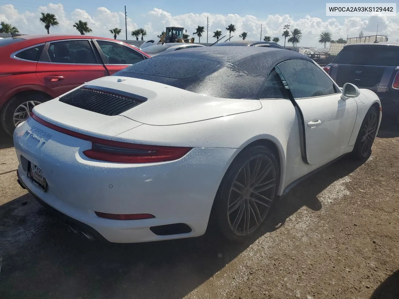 2019 Porsche 911 Carrera VIN: WP0CA2A93KS129442 Lot: 76498174