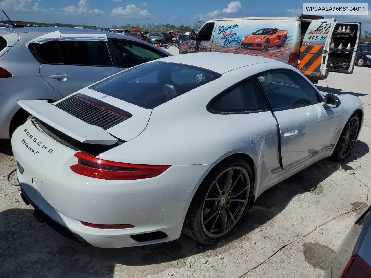 2019 Porsche 911 Carrera VIN: WP0AA2A96KS104011 Lot: 76576224