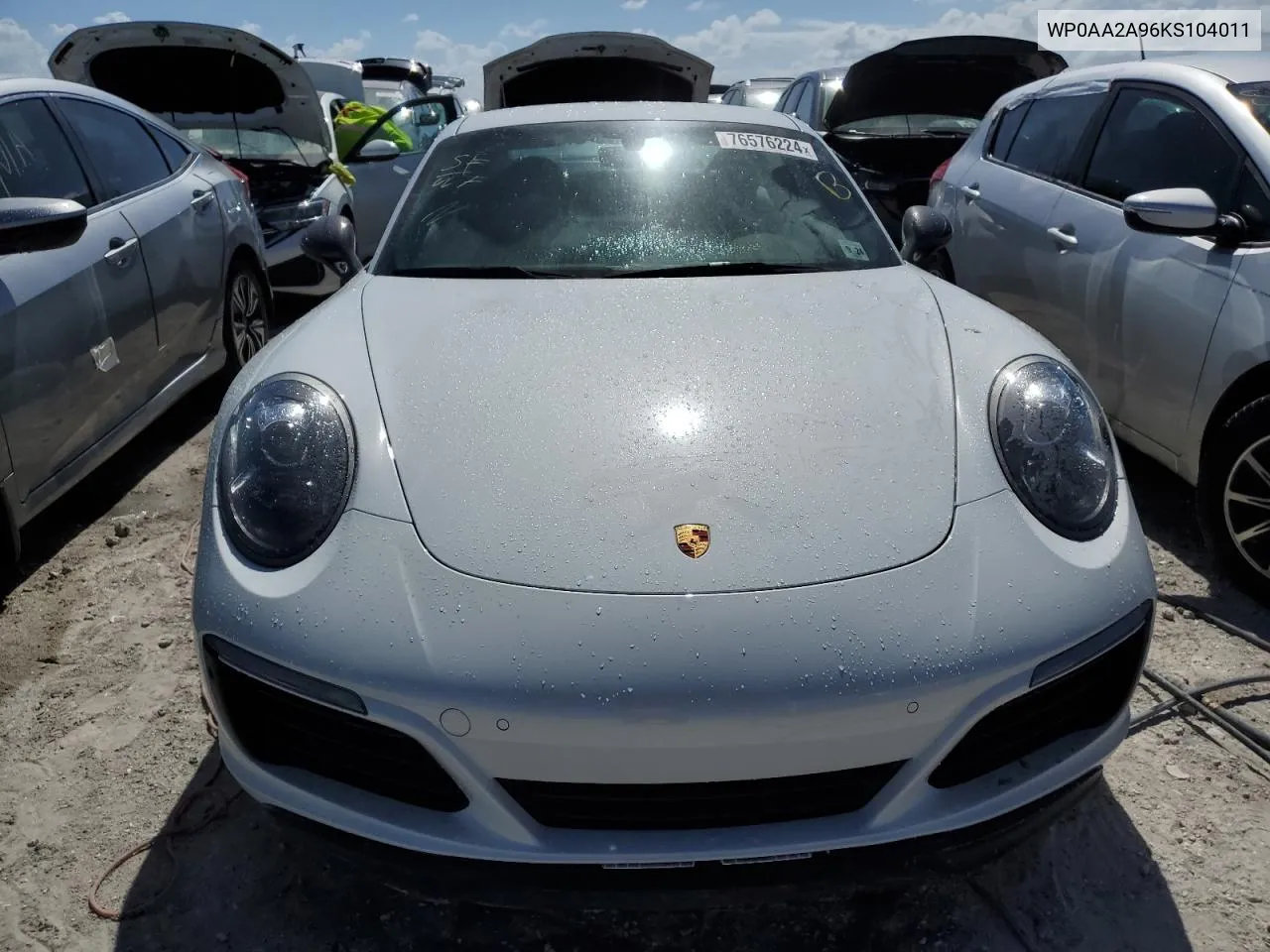 2019 Porsche 911 Carrera VIN: WP0AA2A96KS104011 Lot: 76576224