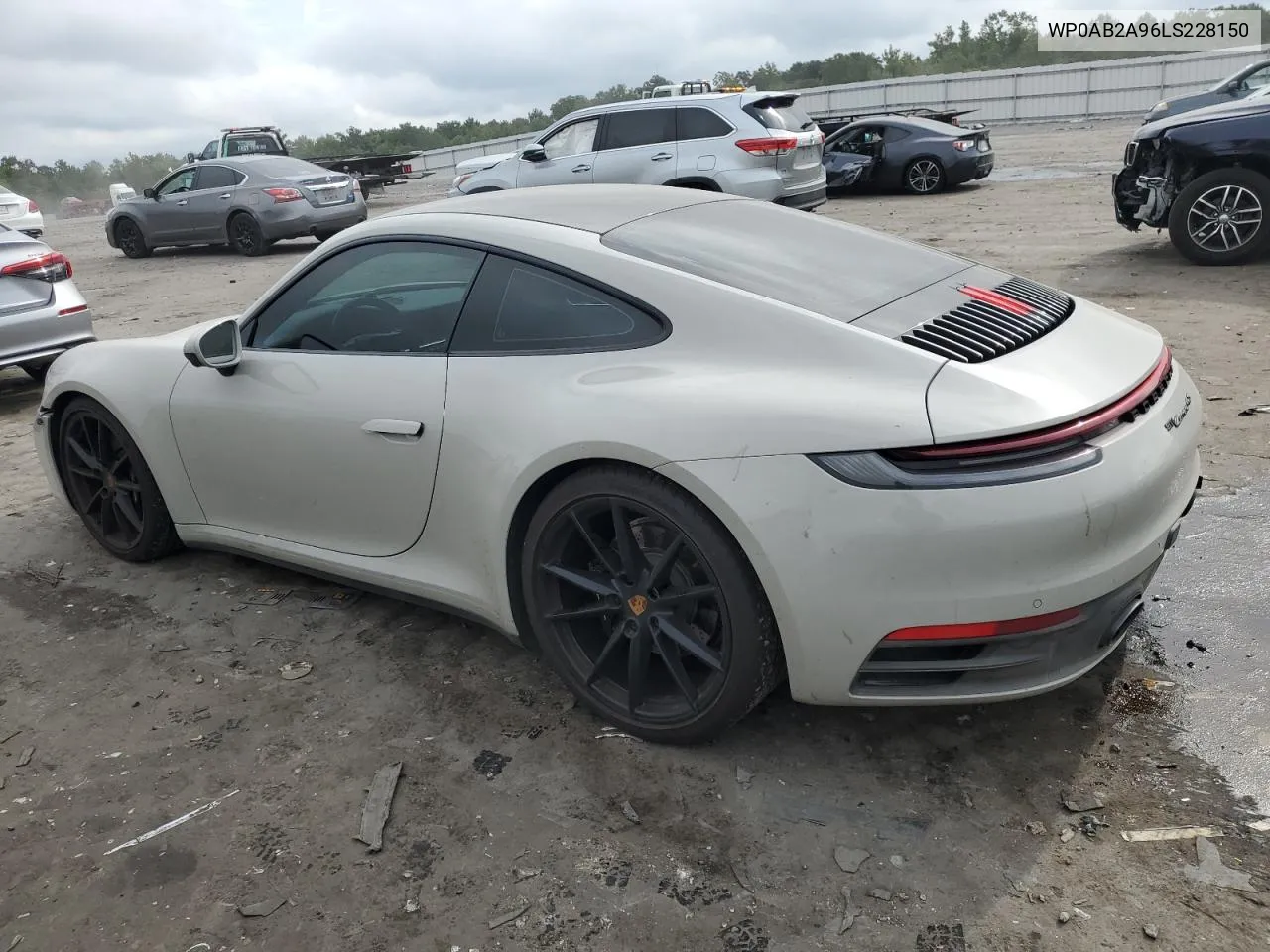 WP0AB2A96LS228150 2020 Porsche 911 Carrera S