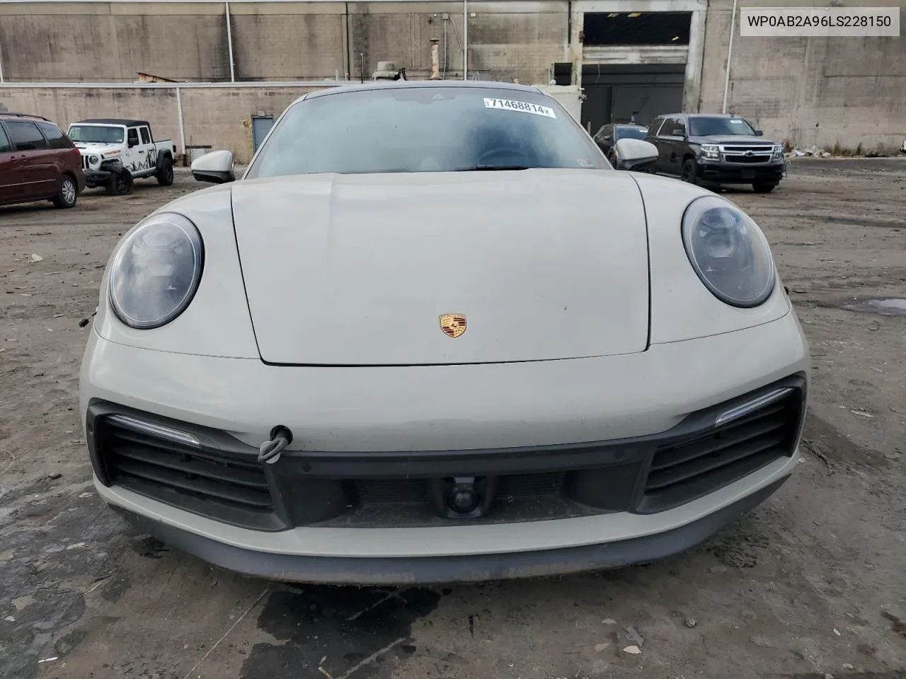 2020 Porsche 911 Carrera S VIN: WP0AB2A96LS228150 Lot: 71468814