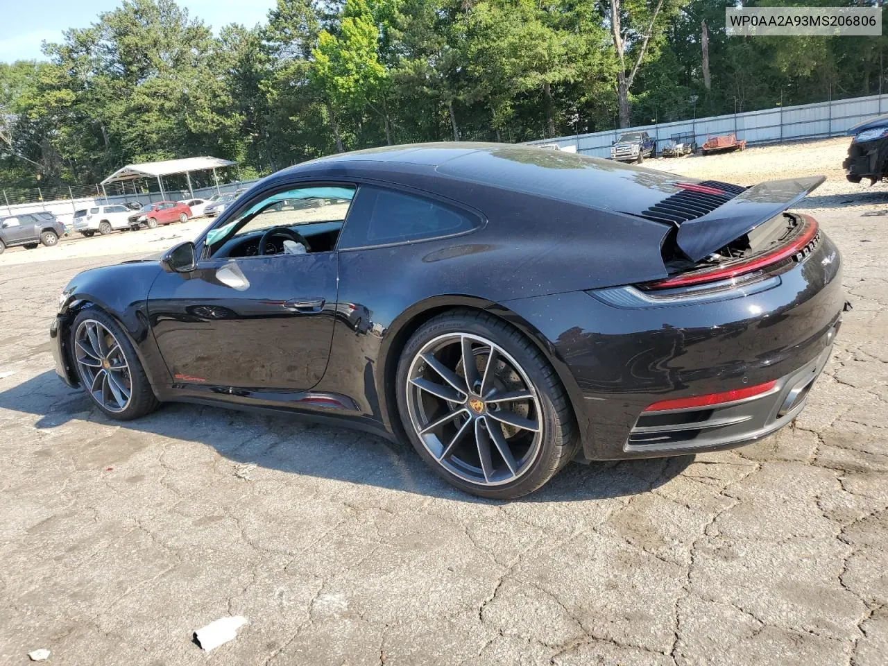 2021 Porsche 911 Carrera VIN: WP0AA2A93MS206806 Lot: 58923294