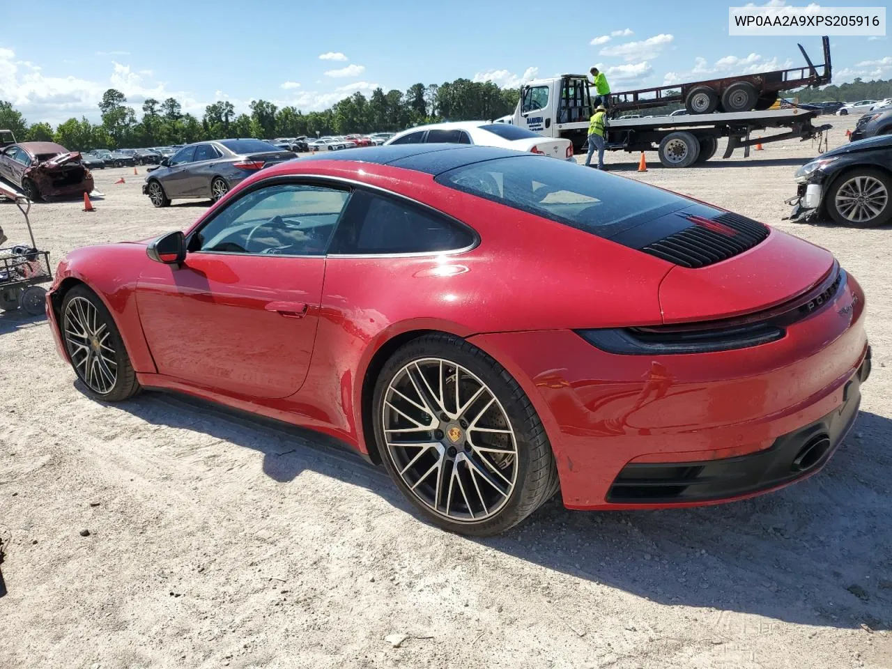 WP0AA2A9XPS205916 2023 Porsche 911 Carrera