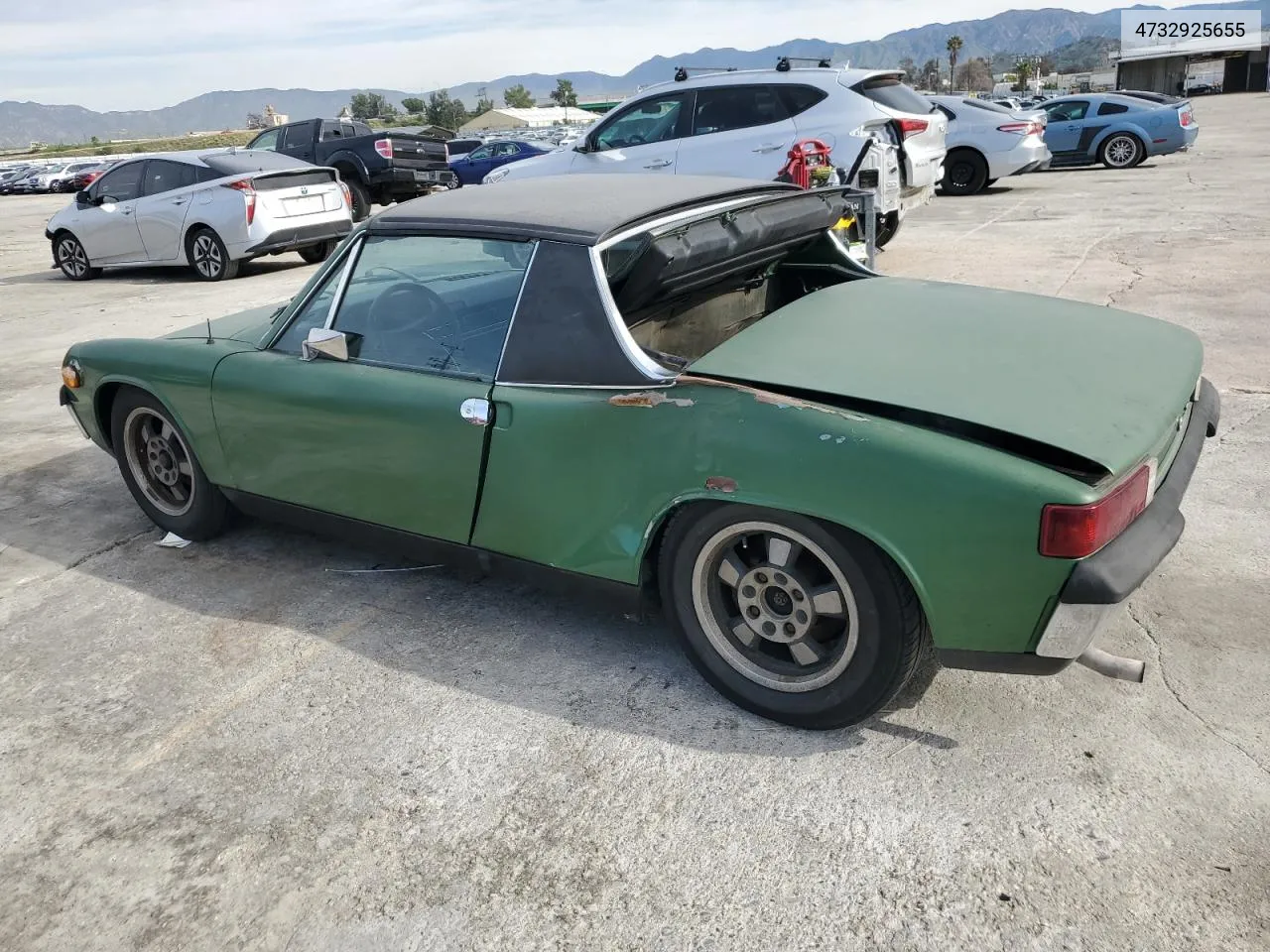 1973 Porsche 914 VIN: 4732925655 Lot: 44201284