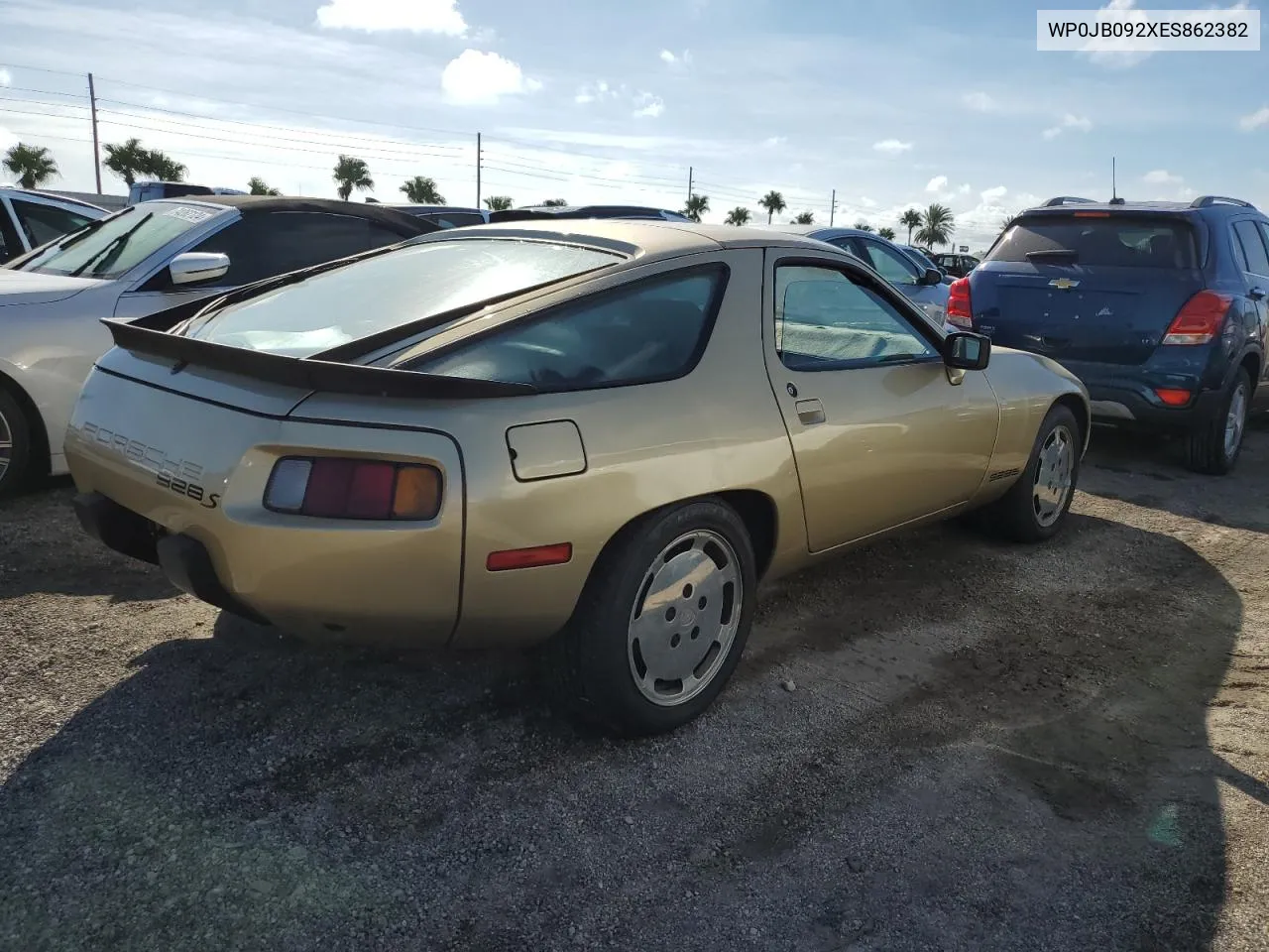 1984 Porsche 928 S VIN: WP0JB092XES862382 Lot: 75302664