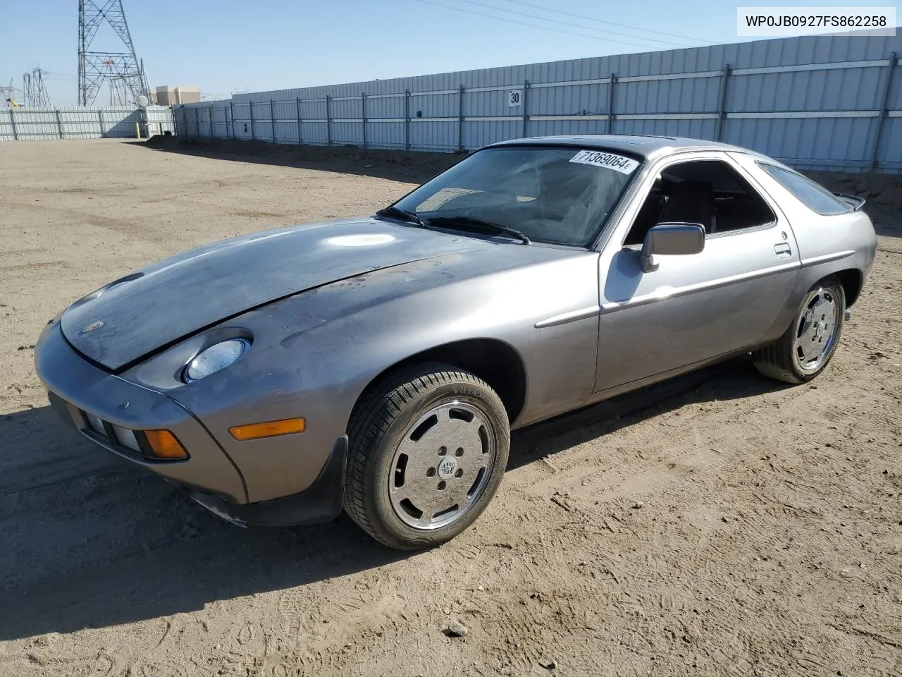 1985 Porsche 928 S VIN: WP0JB0927FS862258 Lot: 71369064