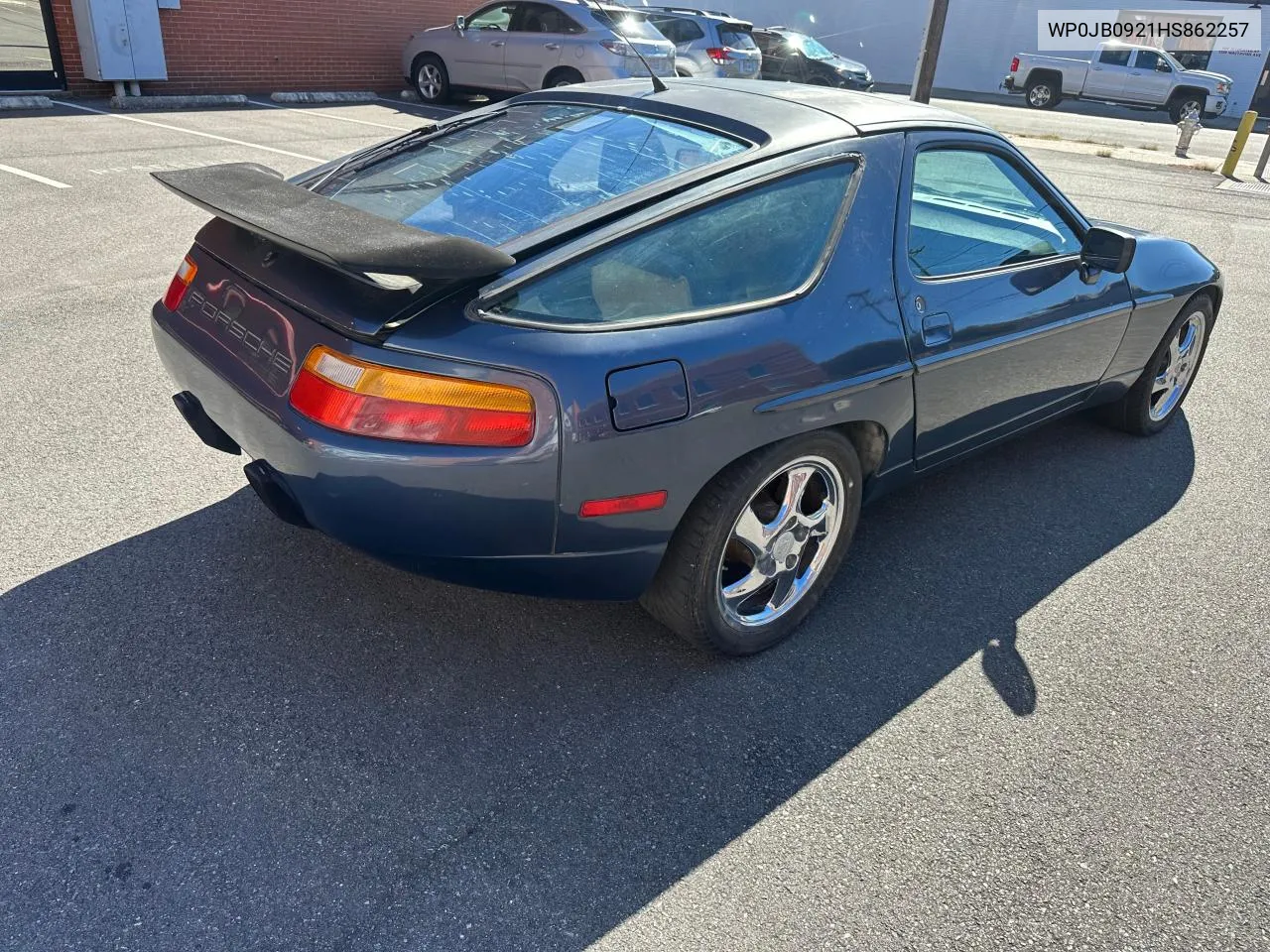 1987 Porsche 928 S VIN: WP0JB0921HS862257 Lot: 76322184