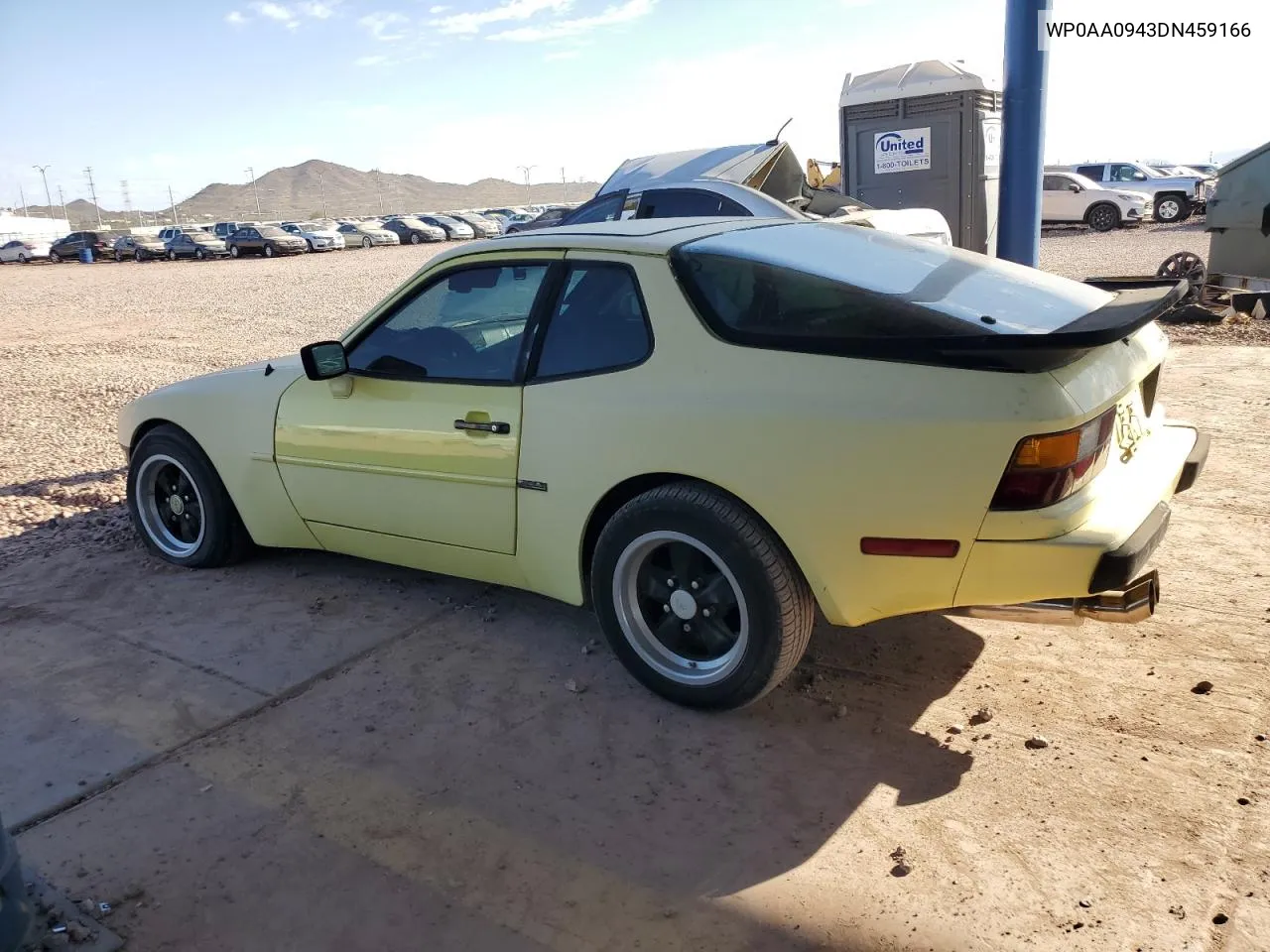 1983 Porsche 944 VIN: WP0AA0943DN459166 Lot: 75570024