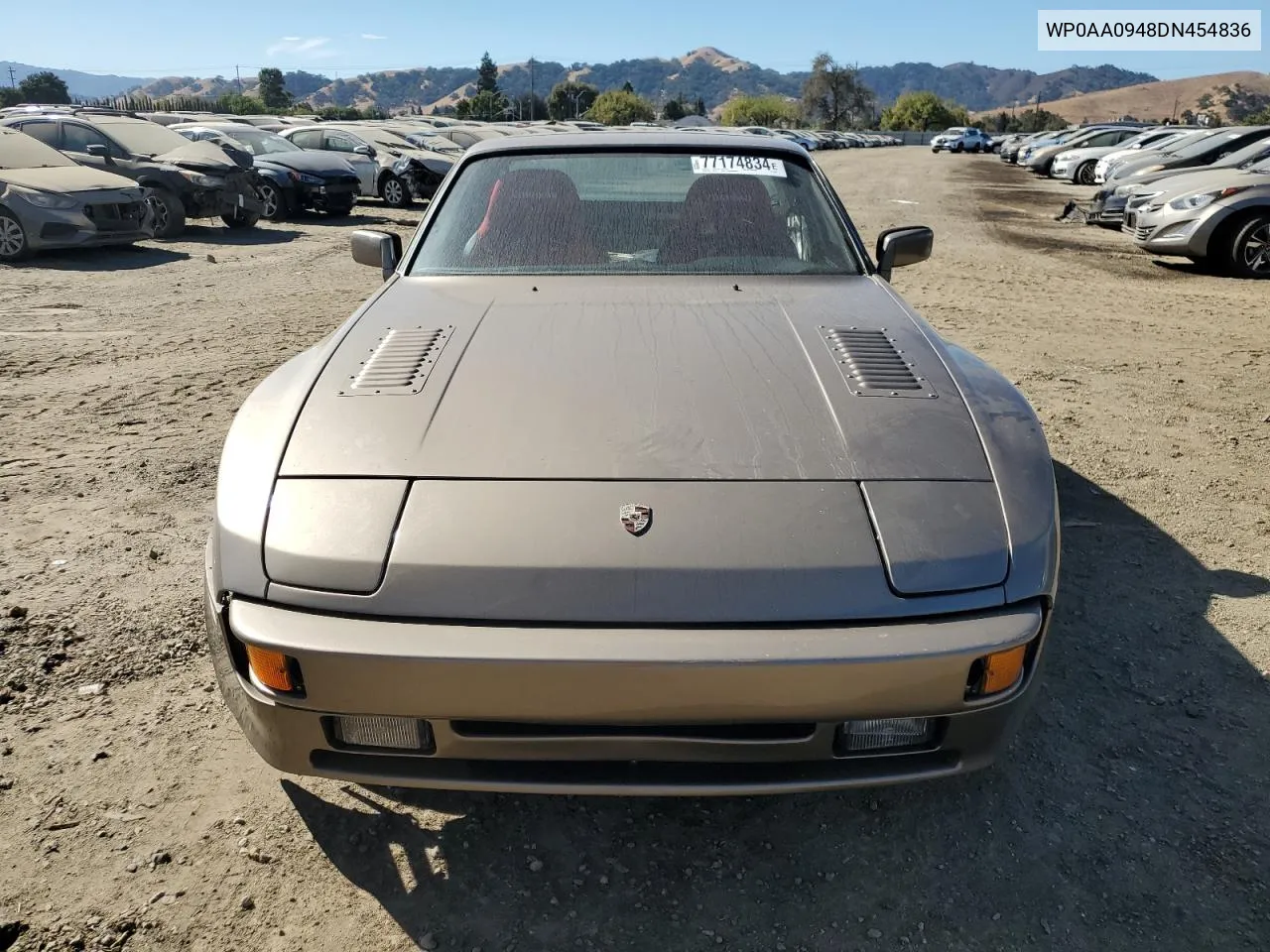 1983 Porsche 944 VIN: WP0AA0948DN454836 Lot: 77174834