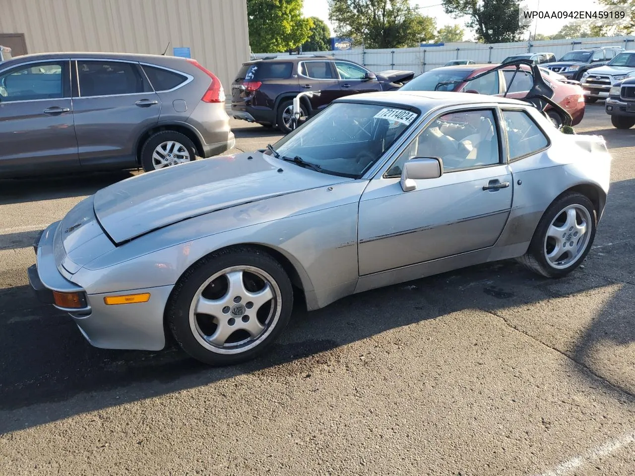 1984 Porsche 944 VIN: WP0AA0942EN459189 Lot: 72114024