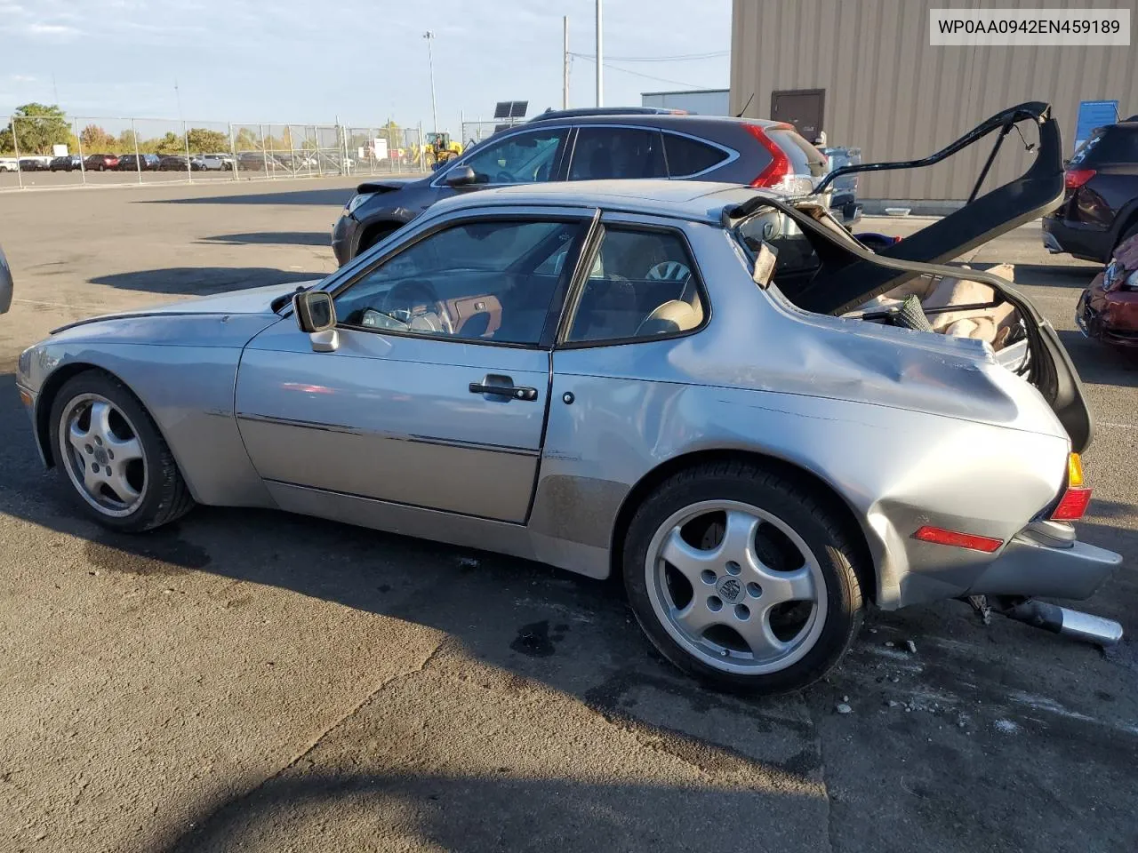 1984 Porsche 944 VIN: WP0AA0942EN459189 Lot: 72114024