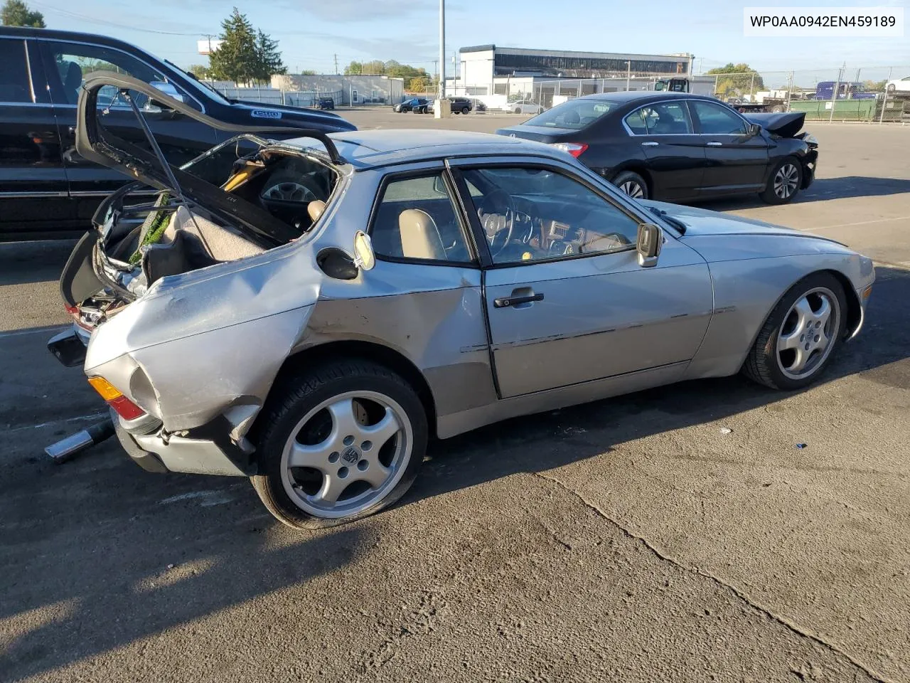 1984 Porsche 944 VIN: WP0AA0942EN459189 Lot: 72114024