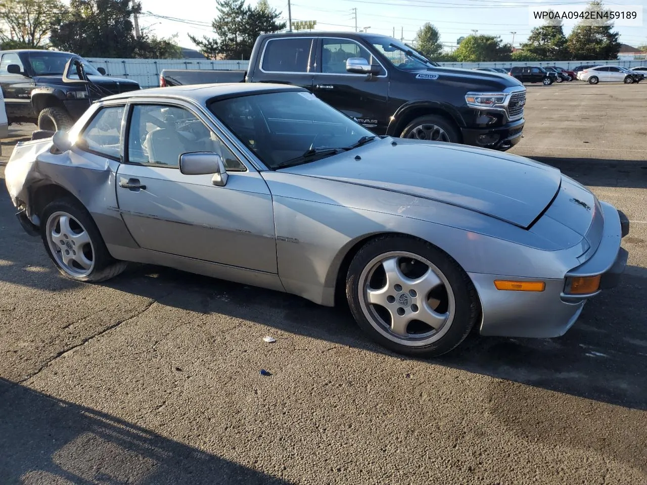 1984 Porsche 944 VIN: WP0AA0942EN459189 Lot: 72114024