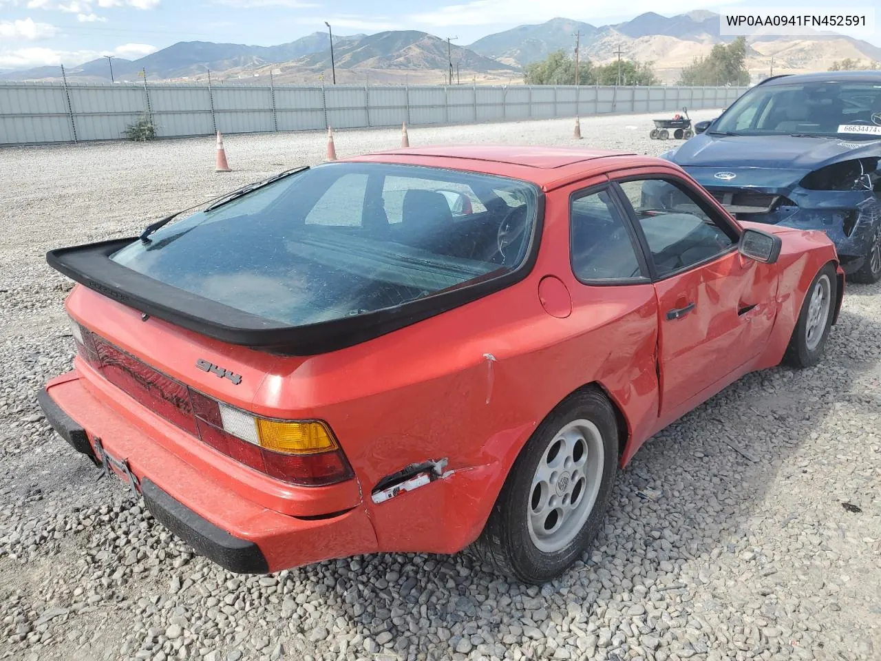 1985 Porsche 944 VIN: WP0AA0941FN452591 Lot: 66506384