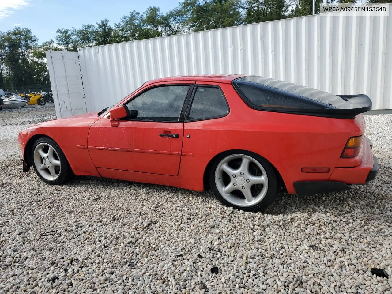 1985 Porsche 944 VIN: WP0AA0945FN453548 Lot: 72069464