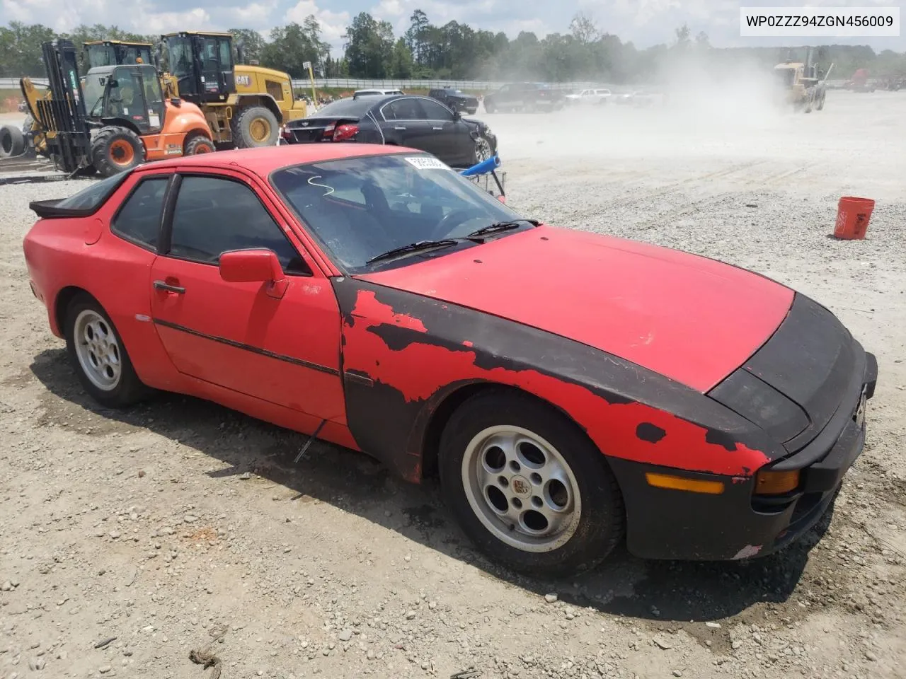 1986 Porsche 944 VIN: WP0ZZZ94ZGN456009 Lot: 58953884