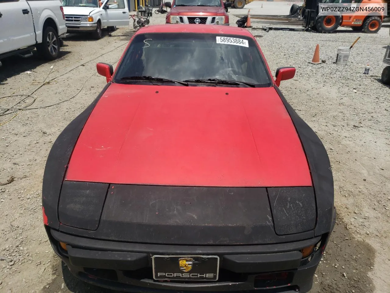 1986 Porsche 944 VIN: WP0ZZZ94ZGN456009 Lot: 58953884