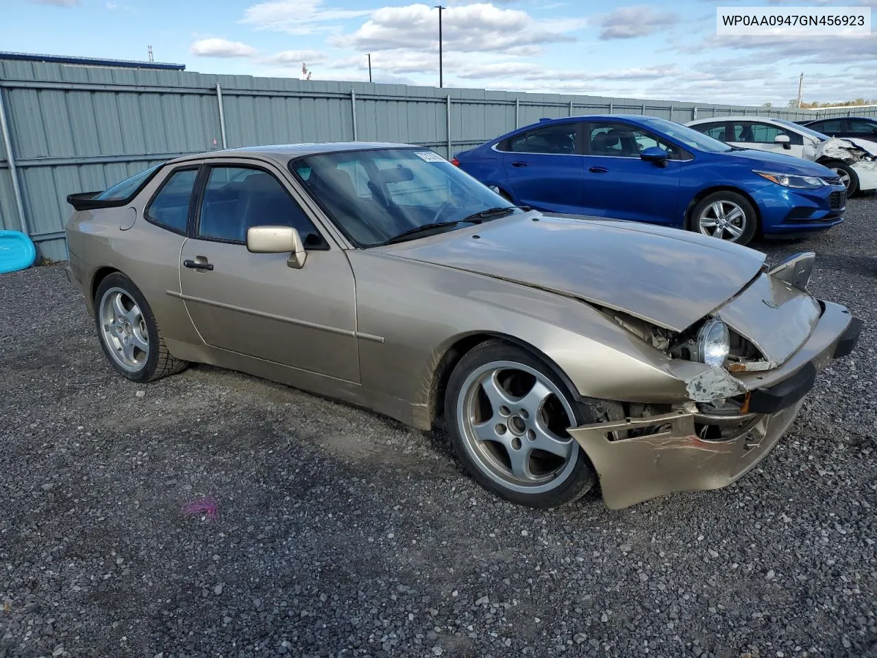 1986 Porsche 944 VIN: WP0AA0947GN456923 Lot: 72137664