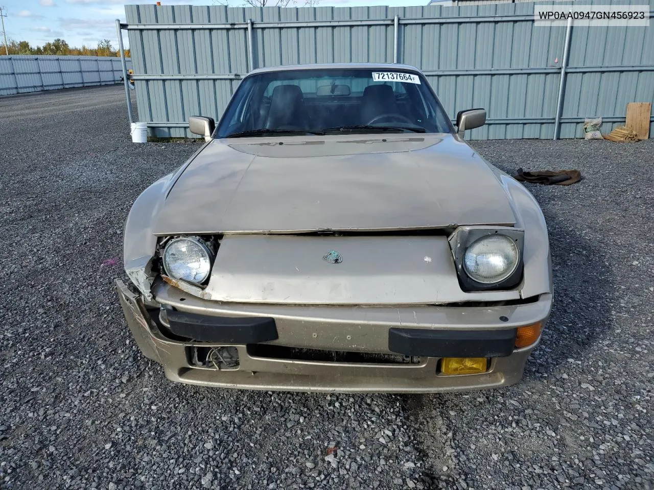 1986 Porsche 944 VIN: WP0AA0947GN456923 Lot: 72137664