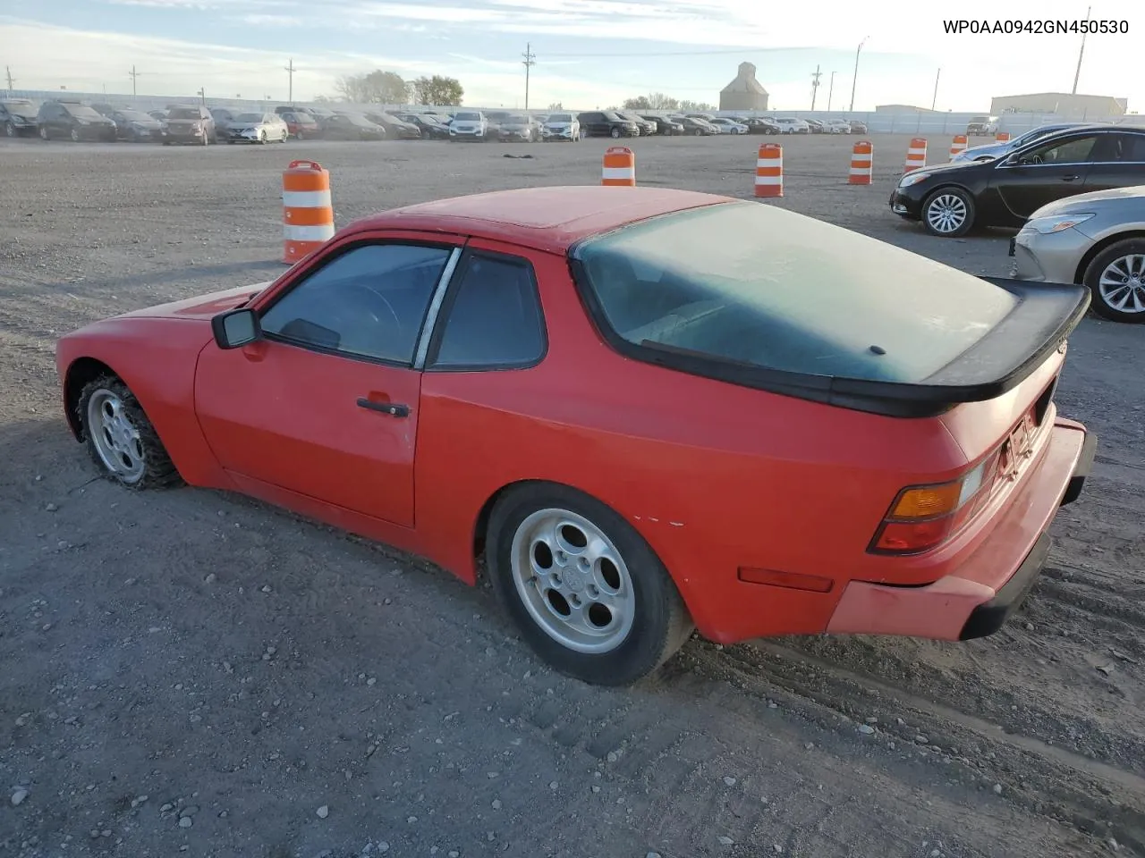 1986 Porsche 944 VIN: WP0AA0942GN450530 Lot: 75847554