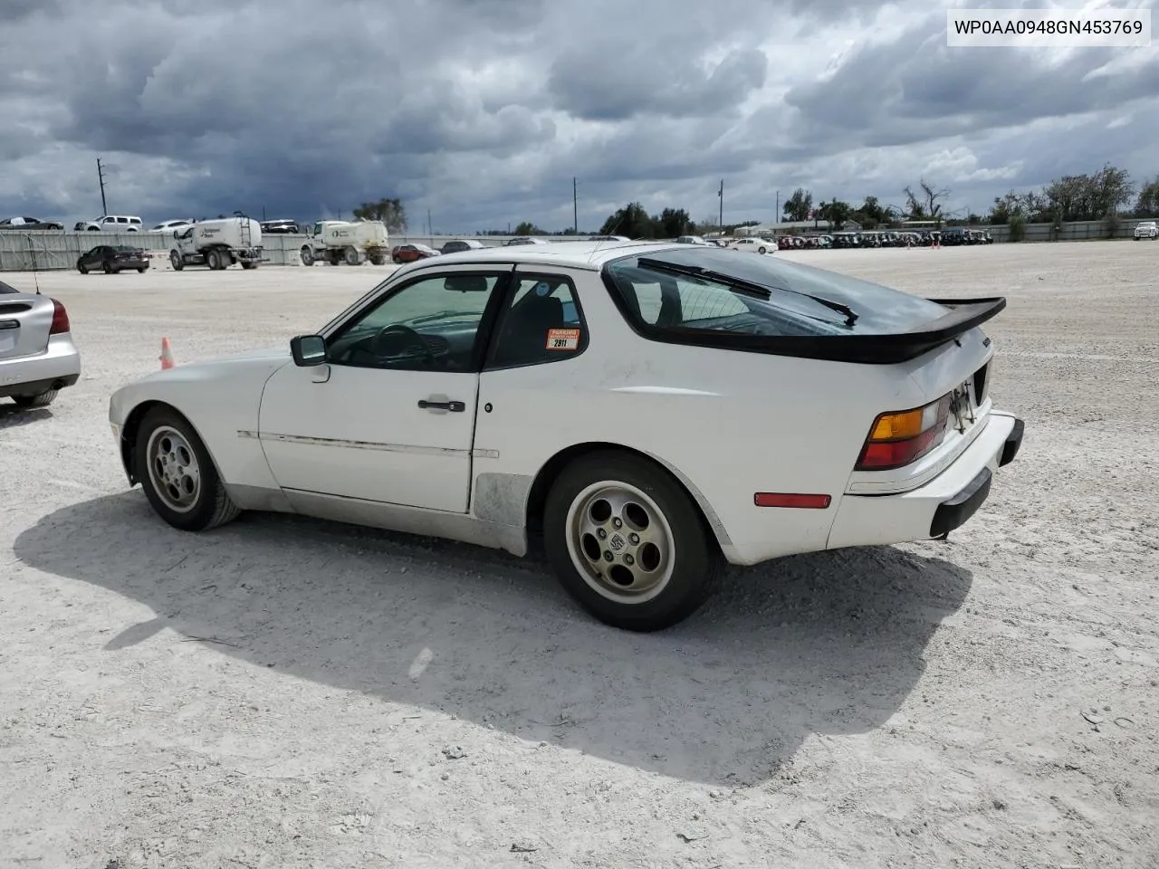 1986 Porsche 944 VIN: WP0AA0948GN453769 Lot: 76462054