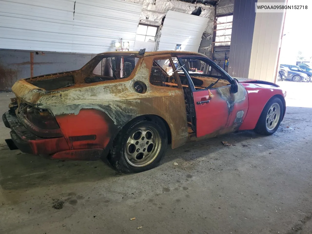 1986 Porsche 944 VIN: WP0AA0958GN152718 Lot: 77900104