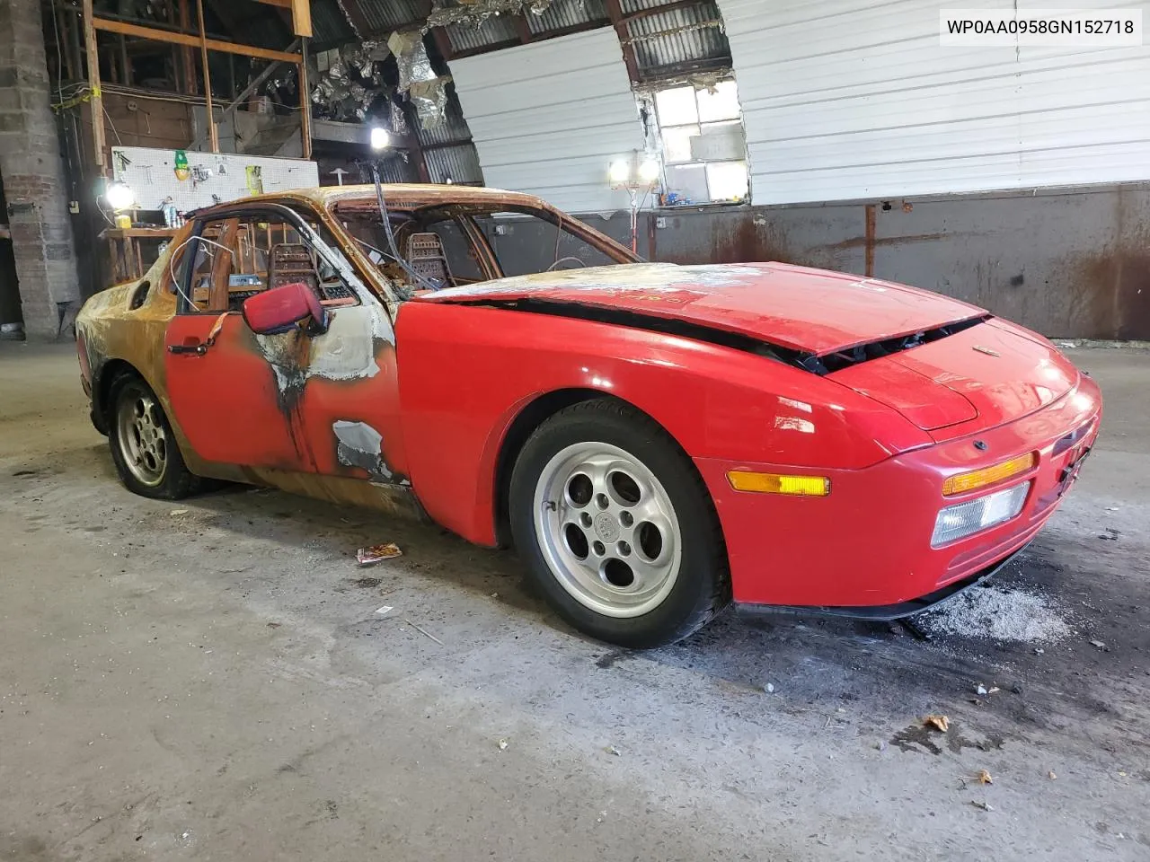 1986 Porsche 944 VIN: WP0AA0958GN152718 Lot: 77900104