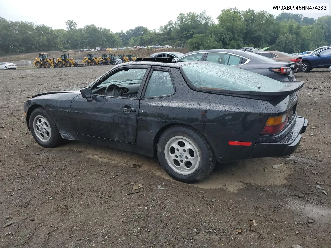 1987 Porsche 944 VIN: WP0AB0946HN474232 Lot: 64654684