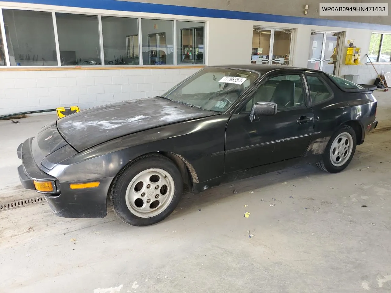 1987 Porsche 944 VIN: WP0AB0949HN471633 Lot: 71498654