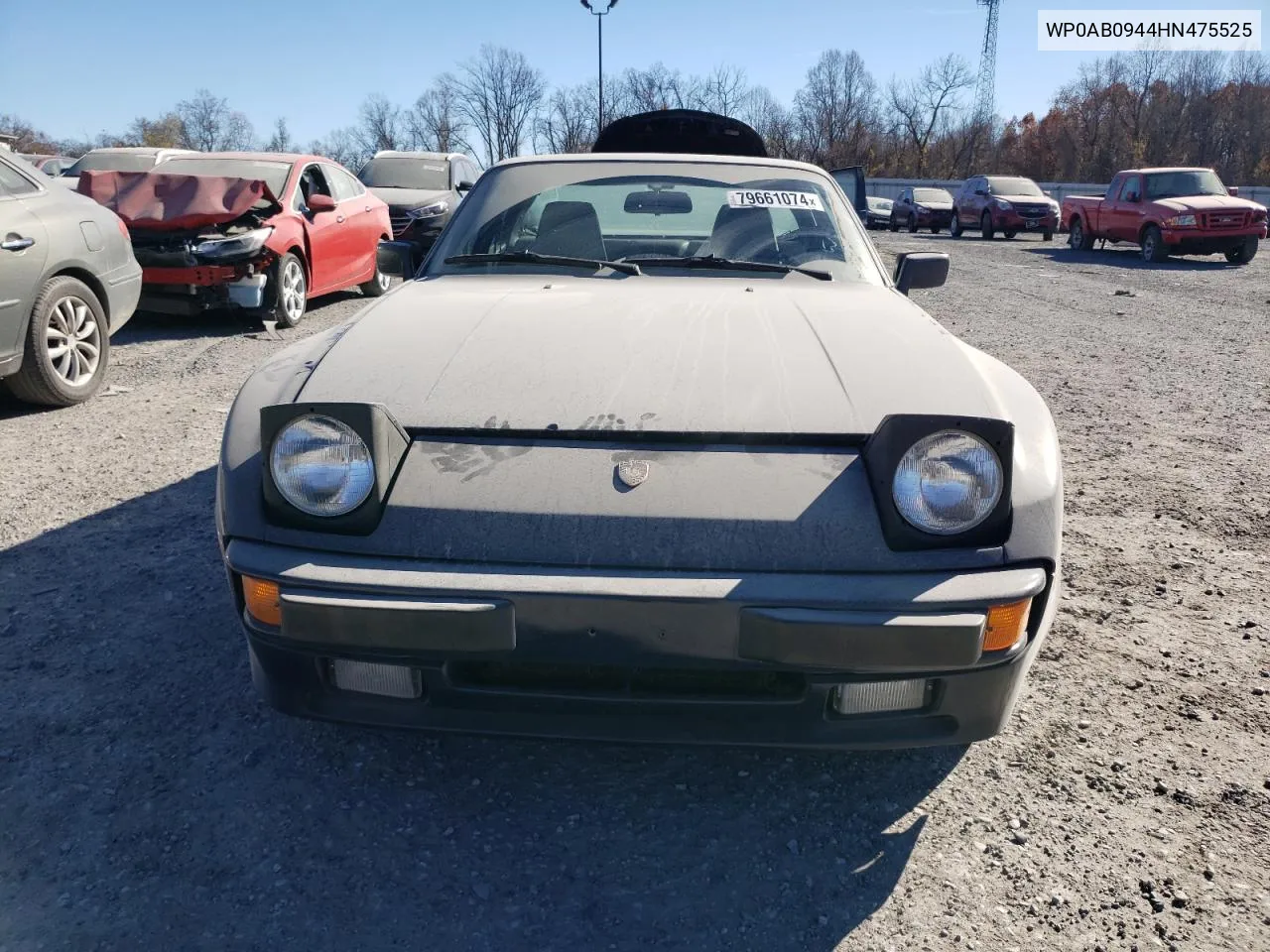 1987 Porsche 944 VIN: WP0AB0944HN475525 Lot: 79661074