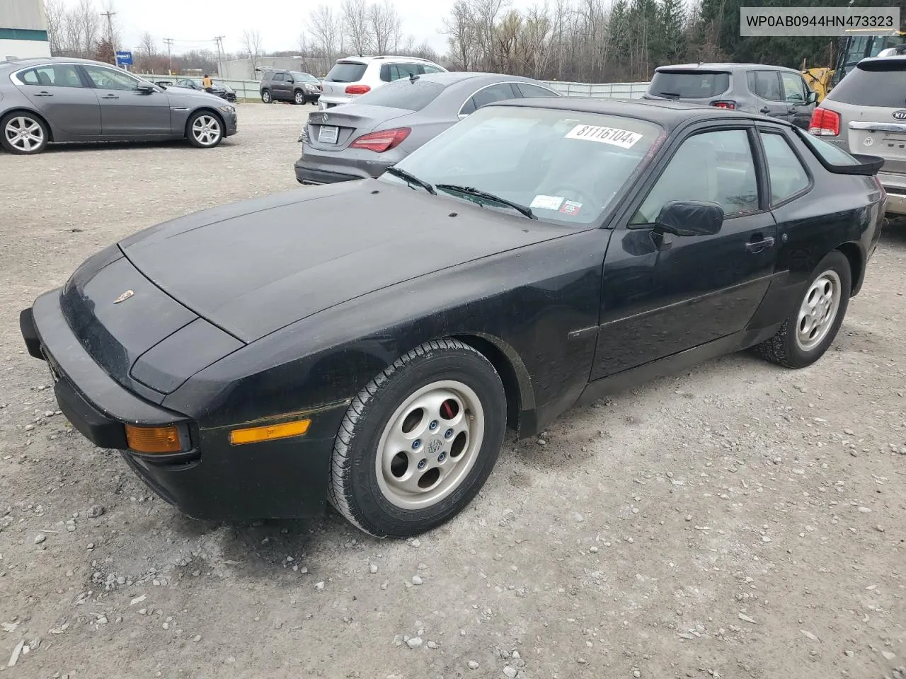 1987 Porsche 944 VIN: WP0AB0944HN473323 Lot: 81116104