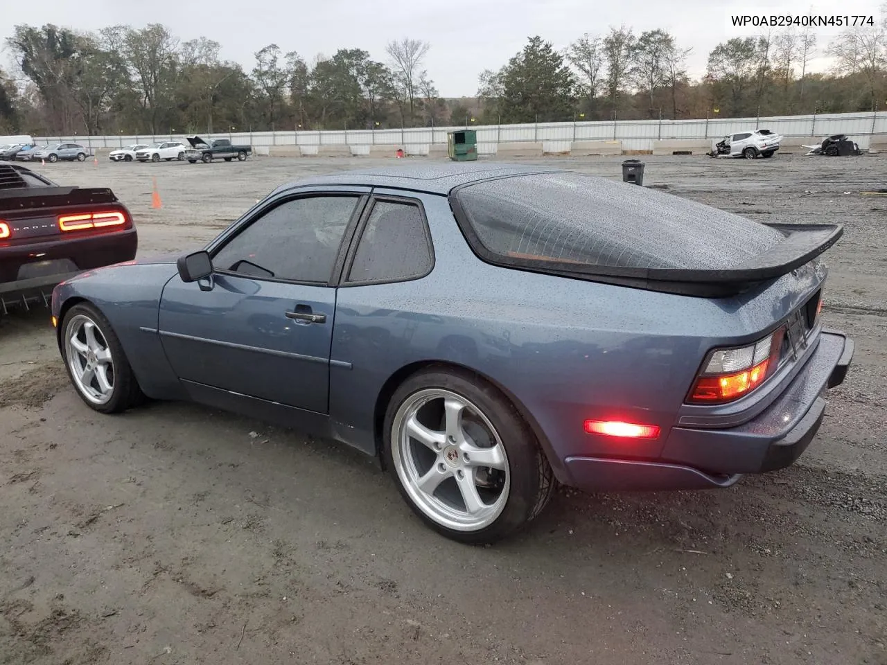 1989 Porsche 944 S VIN: WP0AB2940KN451774 Lot: 79069094