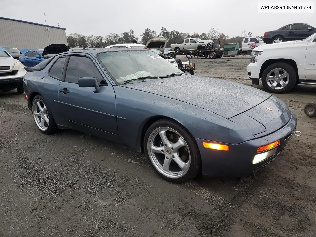 1989 Porsche 944 S VIN: WP0AB2940KN451774 Lot: 79069094